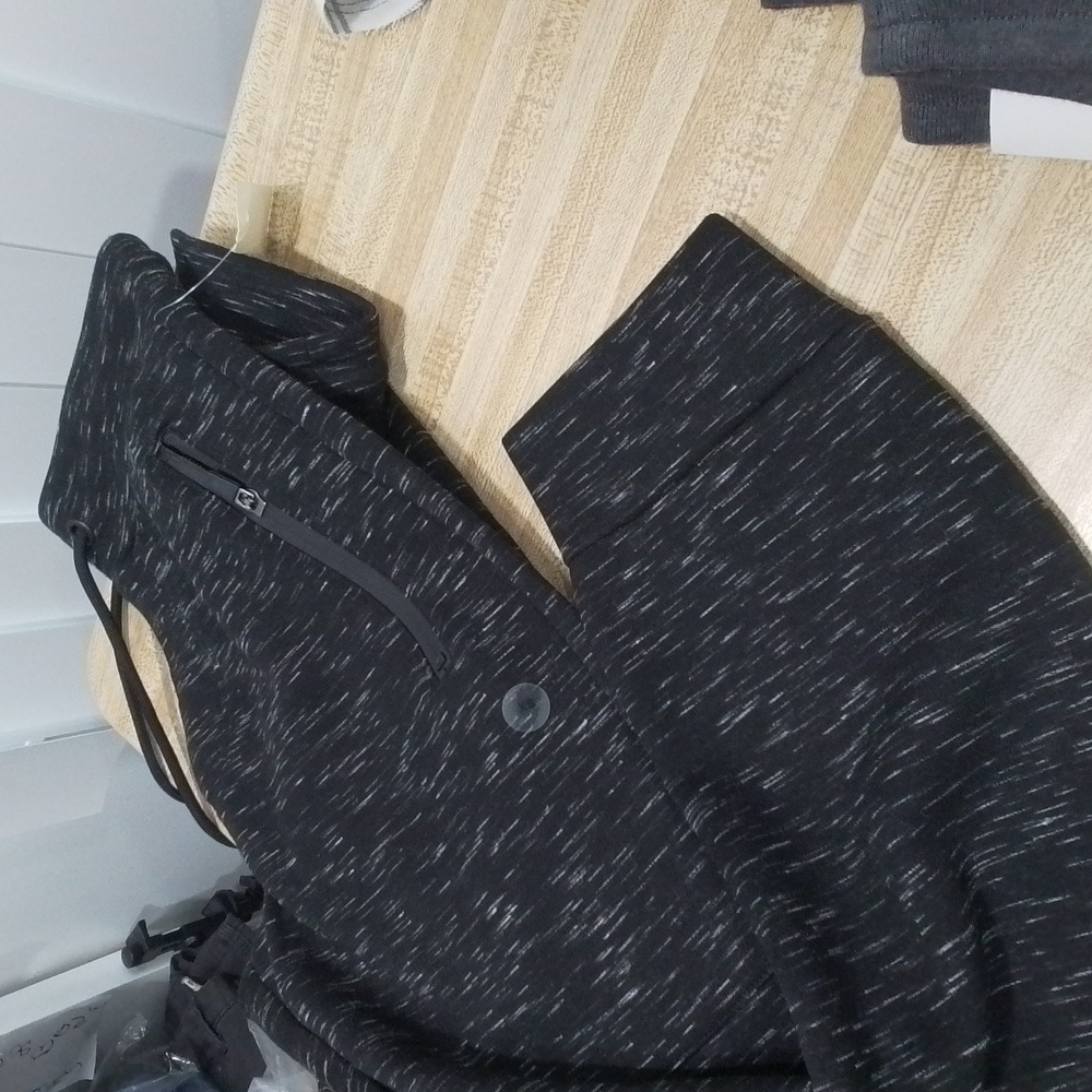 Aeropostale Young Men Heather Black Gray Joggers XSmall W / Pockets NWT - Picture 9 of 10